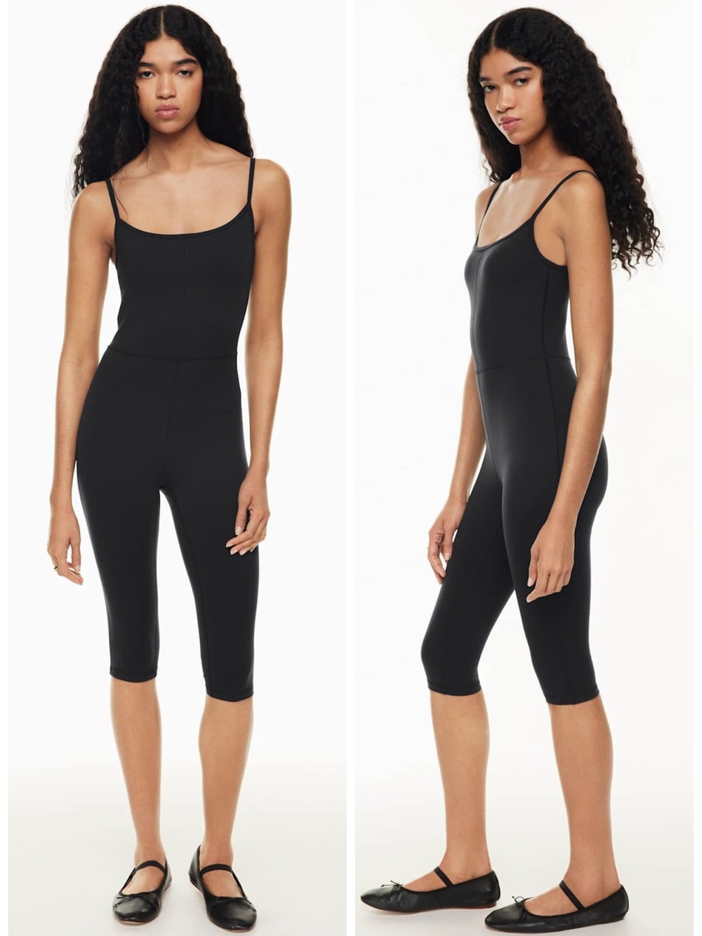 Aritzia Wilfred Free Wilfred Free Divinity Knee Jumpsuit in Black EUC